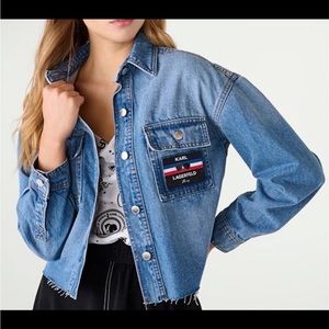 NWT Karl Lagerfeld Denim Jacket